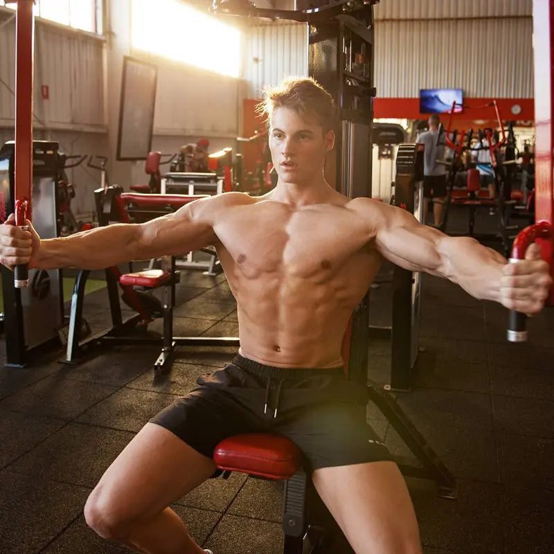 2023 New Men Gym Fitness Loose Short