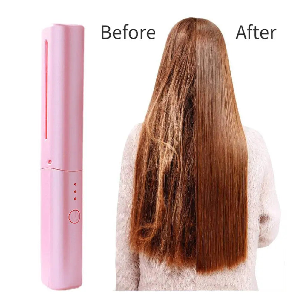 2 In 1 Wireless Hair Hot Comb Portable