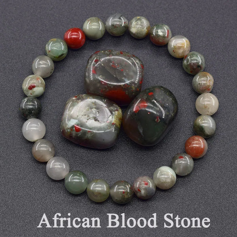 Original Reiki Blue Apatite Beads Bracelet