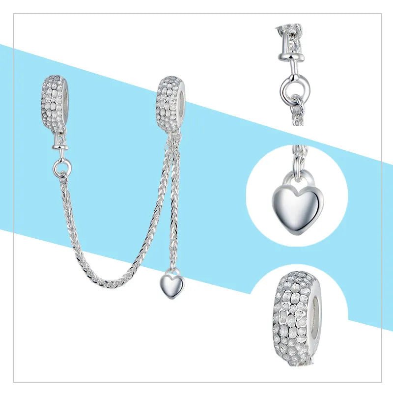 925 Sterling Silver Beads Bracelet Jewelry