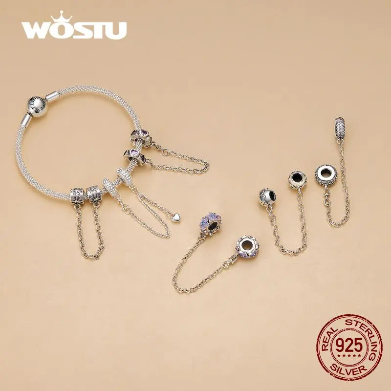 925 Sterling Silver Beads Bracelet Jewelry