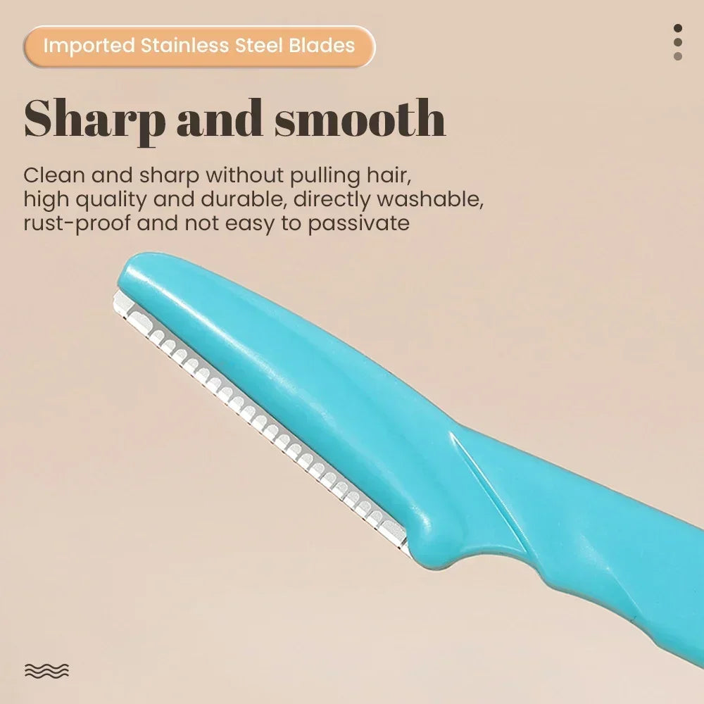Ashowner Eyebrow Trimmer Portable Face Razor