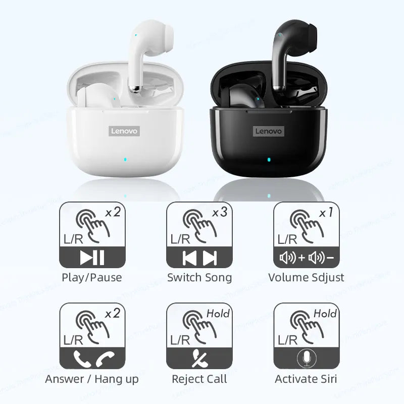 Original Lenovo LP40 Pro TWS Earphones Wireless Bluetooth
