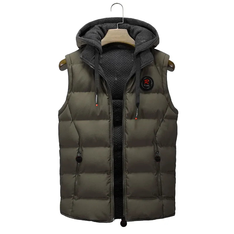 Crocodile Brand Vest Mens Winter Casual Vest