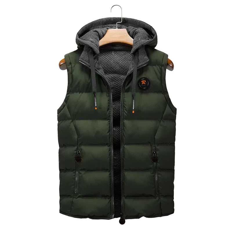 Crocodile Brand Vest Mens Winter Casual Vest