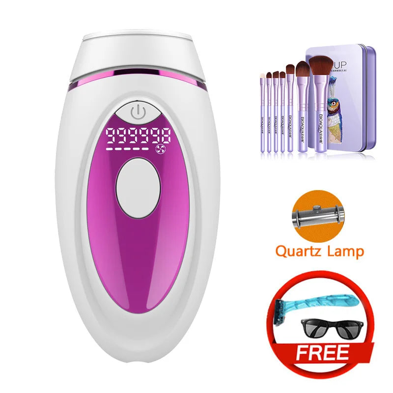 Flashes IPL Epilator LCD Laser