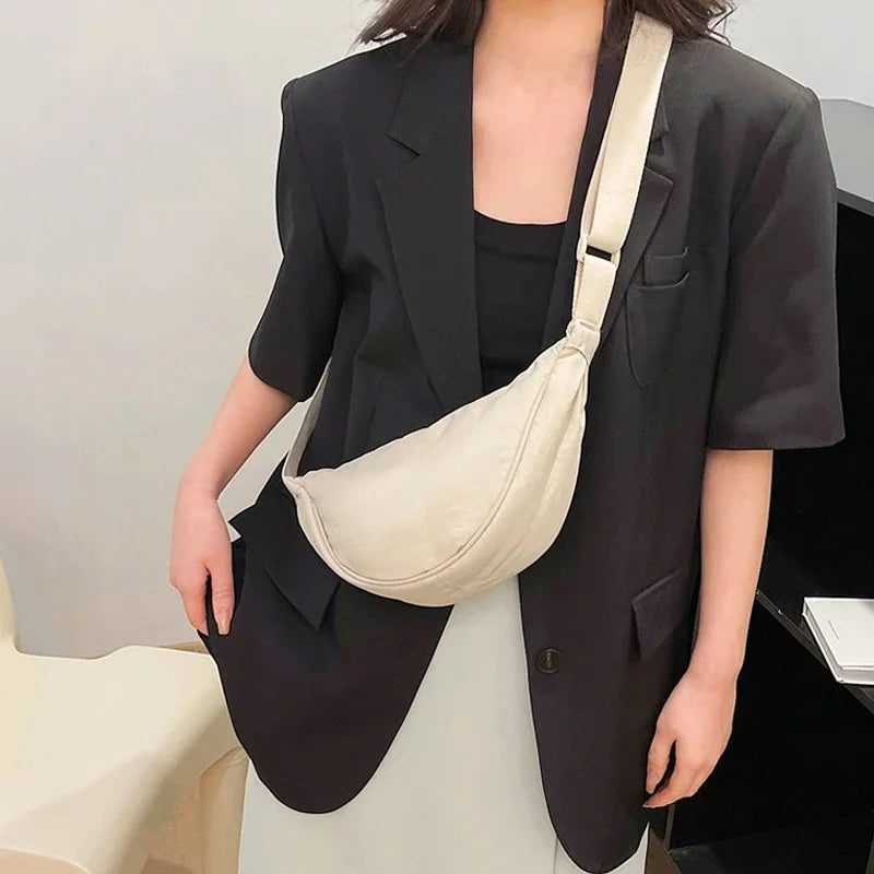 Nylon Hobos Chest Shoulder Bag