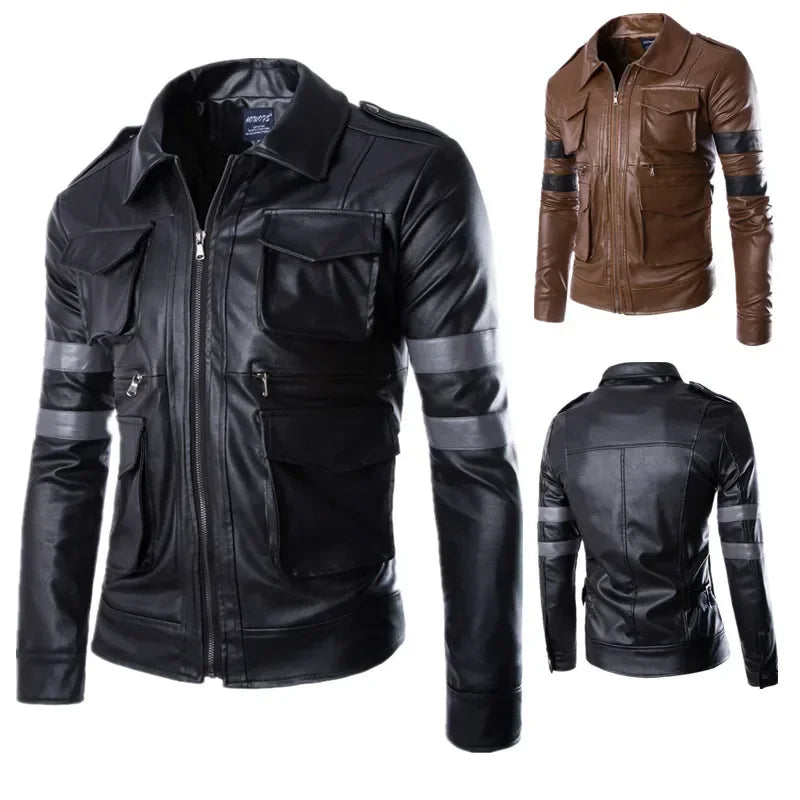 New Leather Jacket for Men