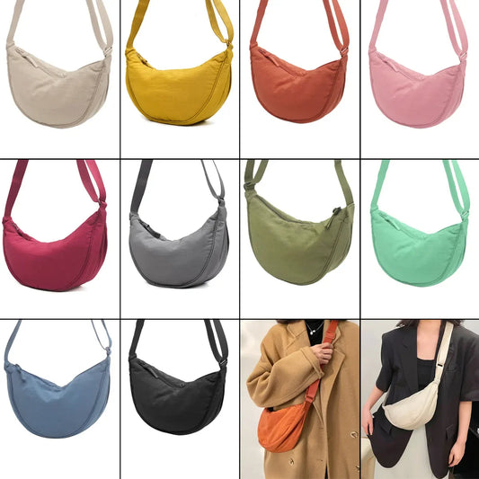 Nylon Hobos Chest Shoulder Bag