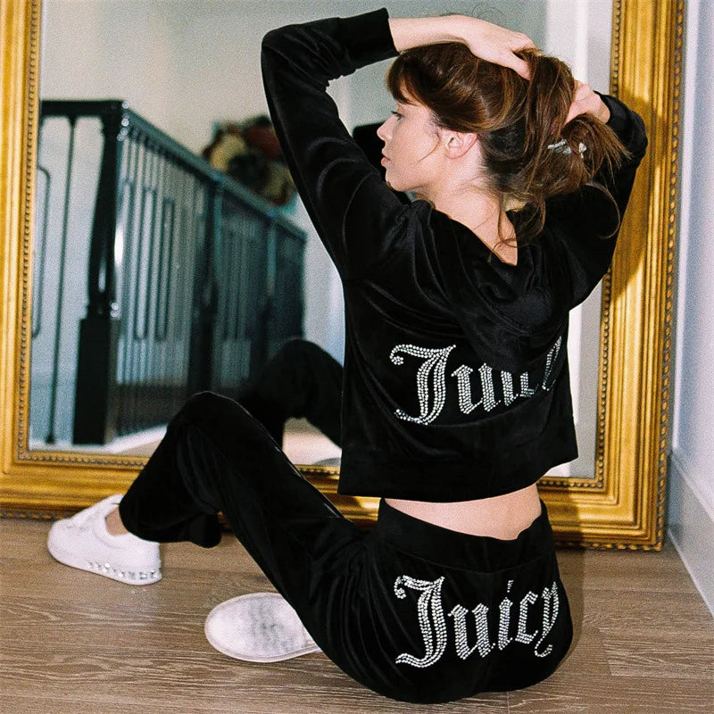 2023 Winter Juicy Coutoure Tracksuit 2-Piece Set