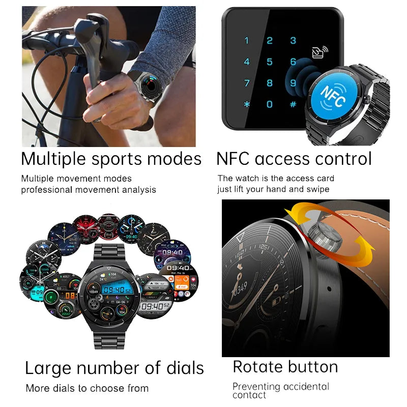 Montre intelligente GT3 Pro pour hommes