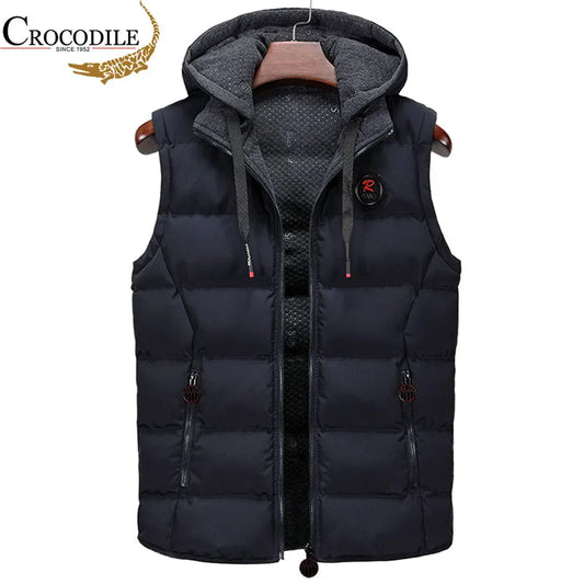 Crocodile Brand Vest Mens Winter Casual Vest